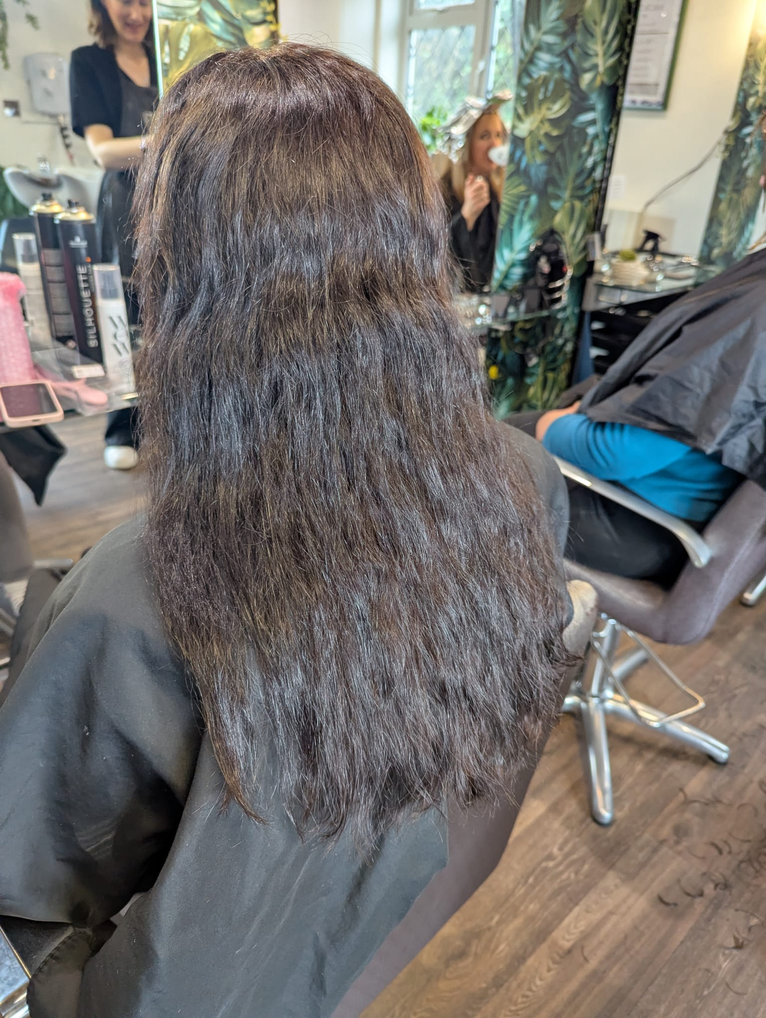 Before hair extensions at Amy Walker Hair near Rugby, Warwickshire